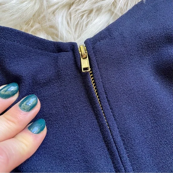 Julia Jordan | Navy Blue Jumpsuit - Picture 4 of 6